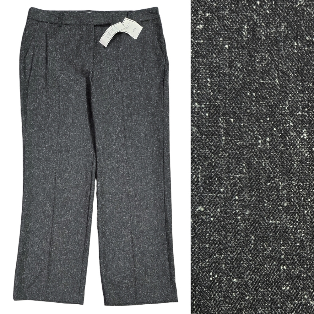 Charter Club NWT Pant Shop Gray Speckled Trousers Tummy Slimming Career